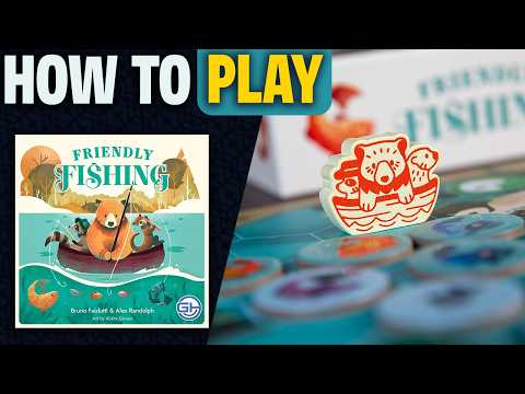 Friendly Fishing | How to Play | Learn to Play in 5 Minutes! | Semi-Cooperative Tile Placement Game