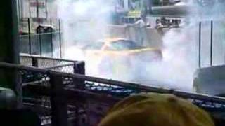 Lance Miller&#39;s Corvette Burnout