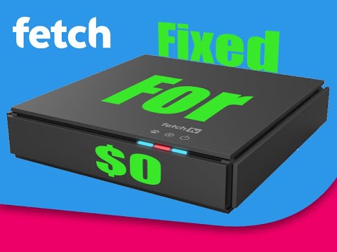 fixing/repair my fetch tv box for free (*) critical hardware fault/error for failing hard drive