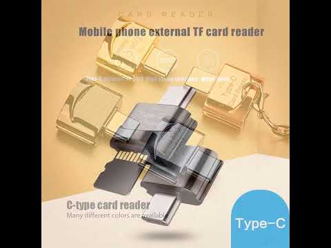 Кардридер с Type C на Micro-SD, TF, высокоскоростной, серый - фото 2 - id-p2435740302