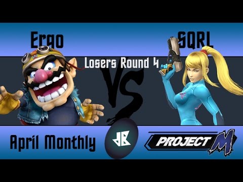 [PM] dB April 2017 Monthly - Ergo (Wario) vs SQRL (Zero Suit Samus) - Losers Round 4