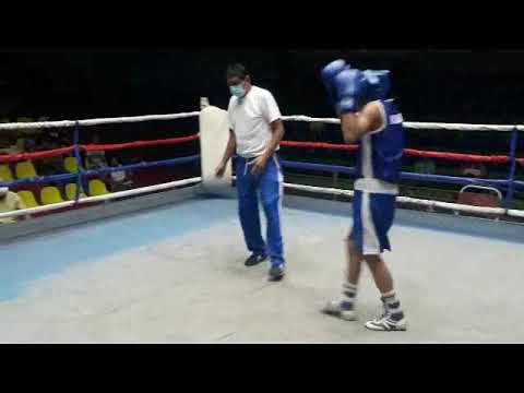 Cristian Castillo vs Samuel Martinez, miercoles 26 de Agosto de 2020. Gimnasio Nicarao.