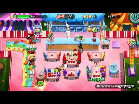 Diner dash level 178 Bintang 3 - Candy Carnival