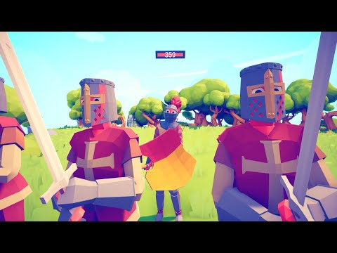 TABS | 5 Squire + Royal Guard VS Every Custom Unit