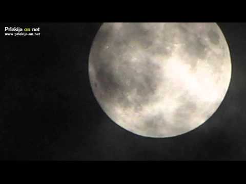 Superluna vidna iz Prlekije