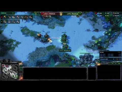 GM: BeastyQT [T] vs Dimaga's Nydus/queen/roach