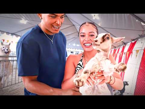 Yonna & Marlon Go To The Petting Zoo..