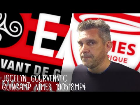 JOCELYN GOURVENNEC RÉAGIT APRÈS GUINGAMP - NÎMES (2-2) / Ligue 1 - 18 mai 2019