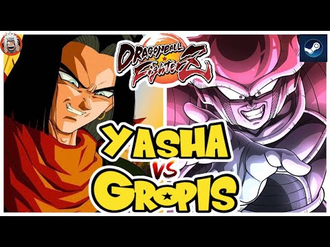 DBFZ Yasha vs Gropis (GogetaSSB, Vegito, A17) vs (Frieza, Cell, Baby2)