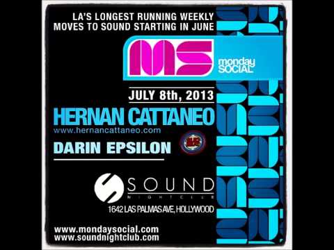 Darin Epsilon @ Monday Social with Hernan Cattaneo in Los Angeles [July 8 2013]
