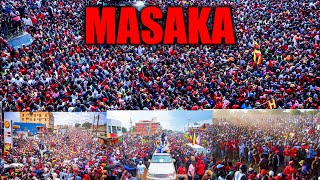 Download lagu LIVE: H.E. Bobi Wine Heads to MASAKA - Its already Massive | Day 51 mp3