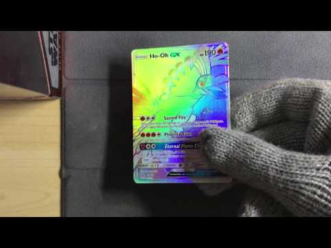 Ho Oh GX SM80 Hyper Rare - Pokemon Shining Legends