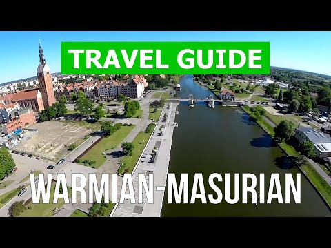 Warmian-Masurian Voivodeship, Poland | City of Olsztyn, Elblag, Elk, Ostroda | Drone 4k video