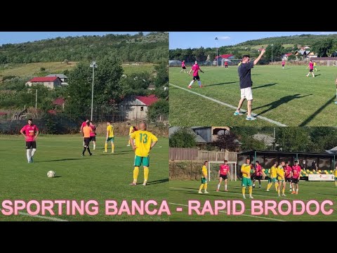 #791 #Fotbal - Amical: Sporting Banca - Rapid Brodoc 2-9! Cu Tarsa-Mocanu la mijloc, Rapidul poate