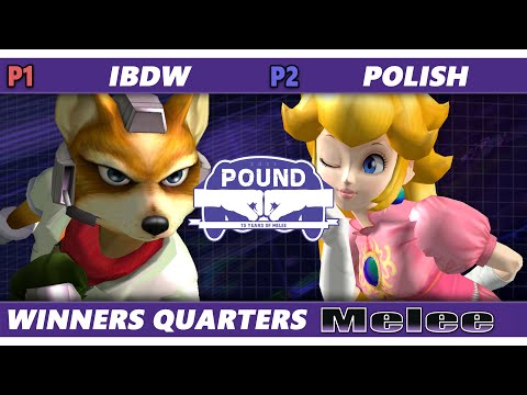 Pound 2021 Winners Quarters - iBDW (Fox) Vs. Polish (Peach) SSBM Melee Tournament