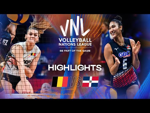 Belgium 🇧🇪 vs. Dominican Republic 🇩🇴 - Highlights | Week 2 | Women's VNL 2025