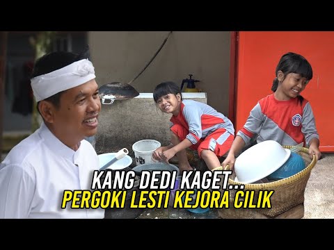 WAJAHNYA MIRIP LESTI KEJORA- WEGA ANAK KELAS 2 SD KEPERGOK KANG DEDI SEDANG CUCI PIRING
