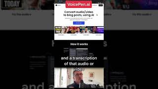 VoicePenThe Future of Writing from Video #shorts