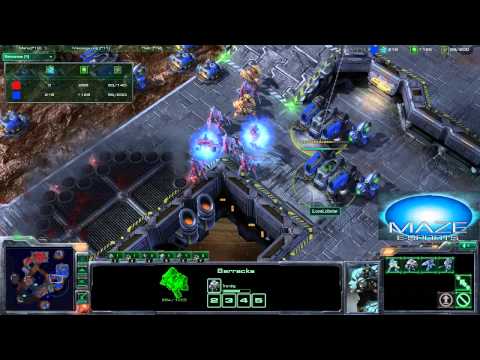 Maze Esports - 1v1 - Terran Harass and Nuke - PvT Part 2/2
