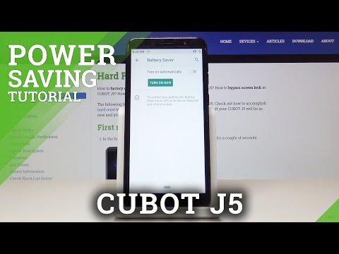 How to Activate Power Saver in CUBOT J5 - Low Power Solution
