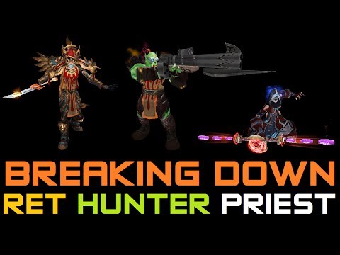Breaking Down: Ret/Hunter/Priest - Using Defensive Cooldowns Really Early (Arms Warrior 3v3 Arena)