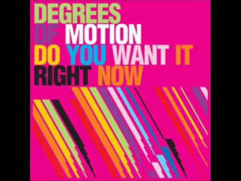 Degrees of Motion - Do you want it right now (Mischa Daniels Remix)