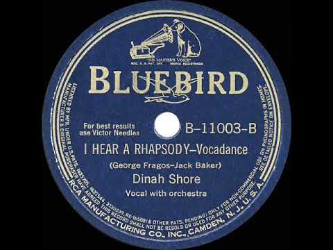 1941 HITS ARCHIVE: I Hear A Rhapsody - Dinah Shore