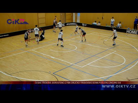 Česká Třebová: Dorostenci z FBK Orlicko-Třebovsko A doma podlehli Znojmu 3:6
