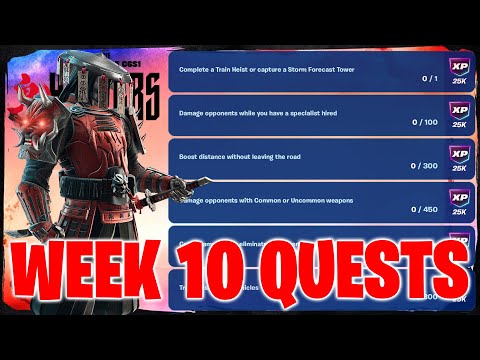 How to Complete All Week 10 Quests (Full Guide) | Fortnite Chapter 6 Season 1