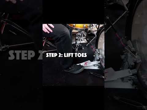 Learn The Ankle Technique Double Bass In 15 Seconds⌚ #shorts