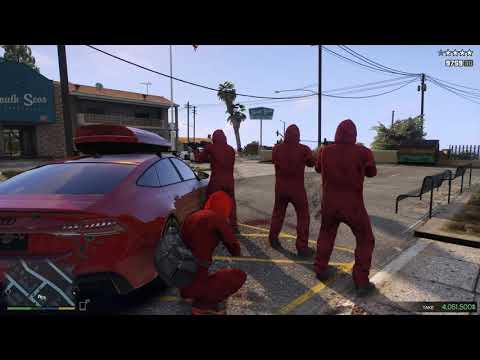 RAPINA in STILE CASA DI CARTA (CON FRANKLIN) - GTA 5 MOD VITA DA GANGSTER (6) #106