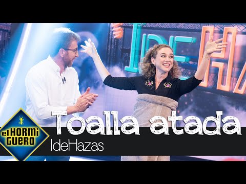 Idehazas: Colocarse la toalla sin que se caiga y cortar los pimientos perfectamente - El Hormiguero