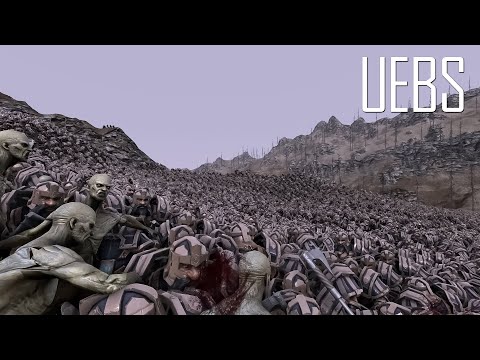 22.000 Zombies vs 19.000 Dwarfs- Ultimate Epic Battle Simulator 2- UEBS 2