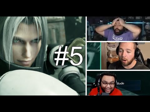 Streamers Reacting to Sephiroth's Theme and Final Boss #5 - Final Fantasy VII Remake