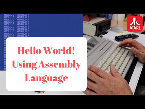 Hello World in Assembly on the Atari 6502