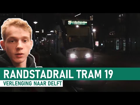 RandstadRail Tram 19 verlengd naar station Delft