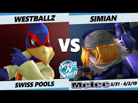 SNS5 SSBM - Westballz  (Falco) Vs. Simian (Sheik) Smash Melee Tournament Pools