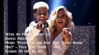 💃 Jordan Fisher - All Dancing With The Stars Performances