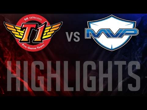 SKT vs MVP Highlights Game 1 - LCK W3D3 Spring 2017 - SK Telecom T1 vs MVP G1