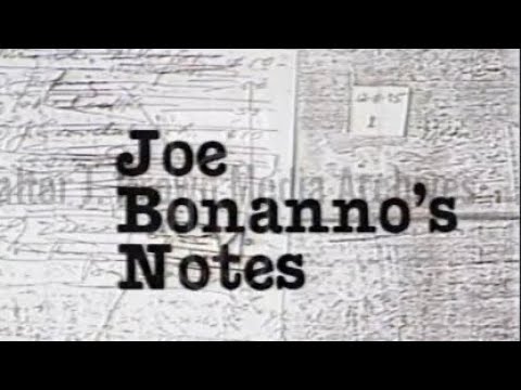 The Big Cheese: Joe Bonanno’s Notes (1981)