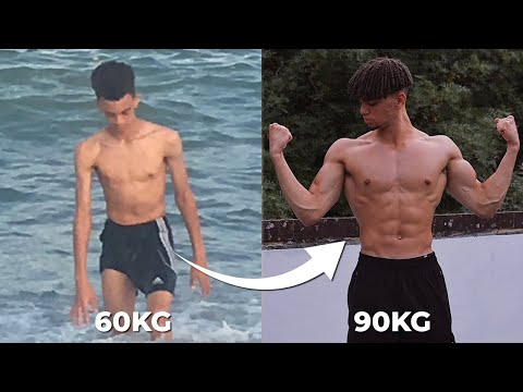 My 4 Year Body Transformation From Skinny To Muscular 18-22