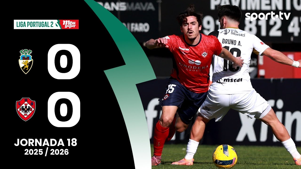 SC Farense vs UD Oliveirense Highlights