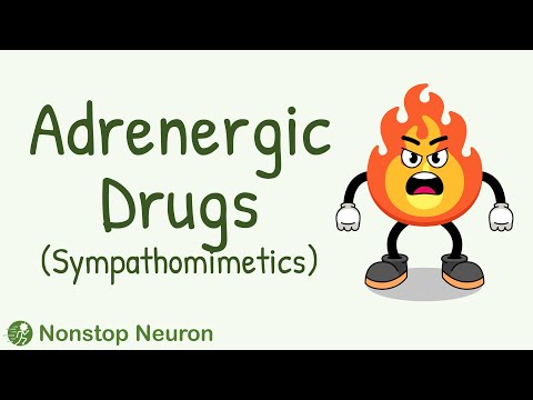 Classification of Adrenergic Drugs || Individual Adrenergic Drugs || Sympathomimetics Pharmacology