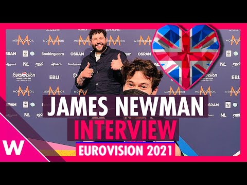 James Newman "Embers" (United Kingdom) Interview @ Eurovision 2021