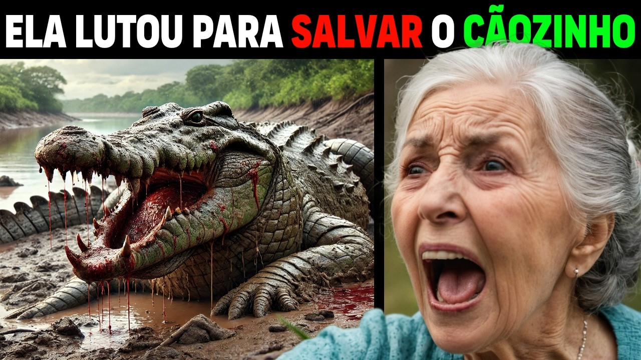 Woman FIGHTS WITH CROCODILE to save dog AND THE WORST HAPPENS