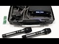 AMW AU200 Microfone sem fio Duplo de Mão UHF Digital