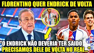 🚨NOSSA! OLHA COMO O REAL MADRID SE ARREPENDEU COM A SAÍDA DO ENDRICK!