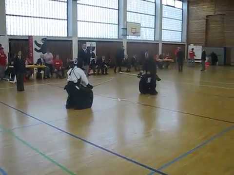 Deutsche Einzelmeisterschaft Kendo 2017   Slowik gegen Özel