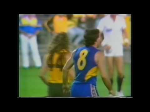 West Coast Eagles Vs Hawthorn Panasonic Cup 1989