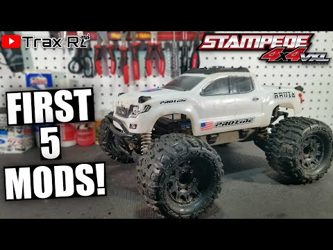 FIRST 5 UPGRADES for the TRAXXAS STAMPEDE 4X4 VXL!